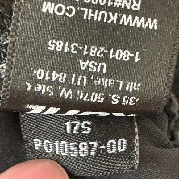 KUHL Women's 10R Dark Grey Performance Cargo Stetch Convertible Hiking Pants - Picture 10 of 10